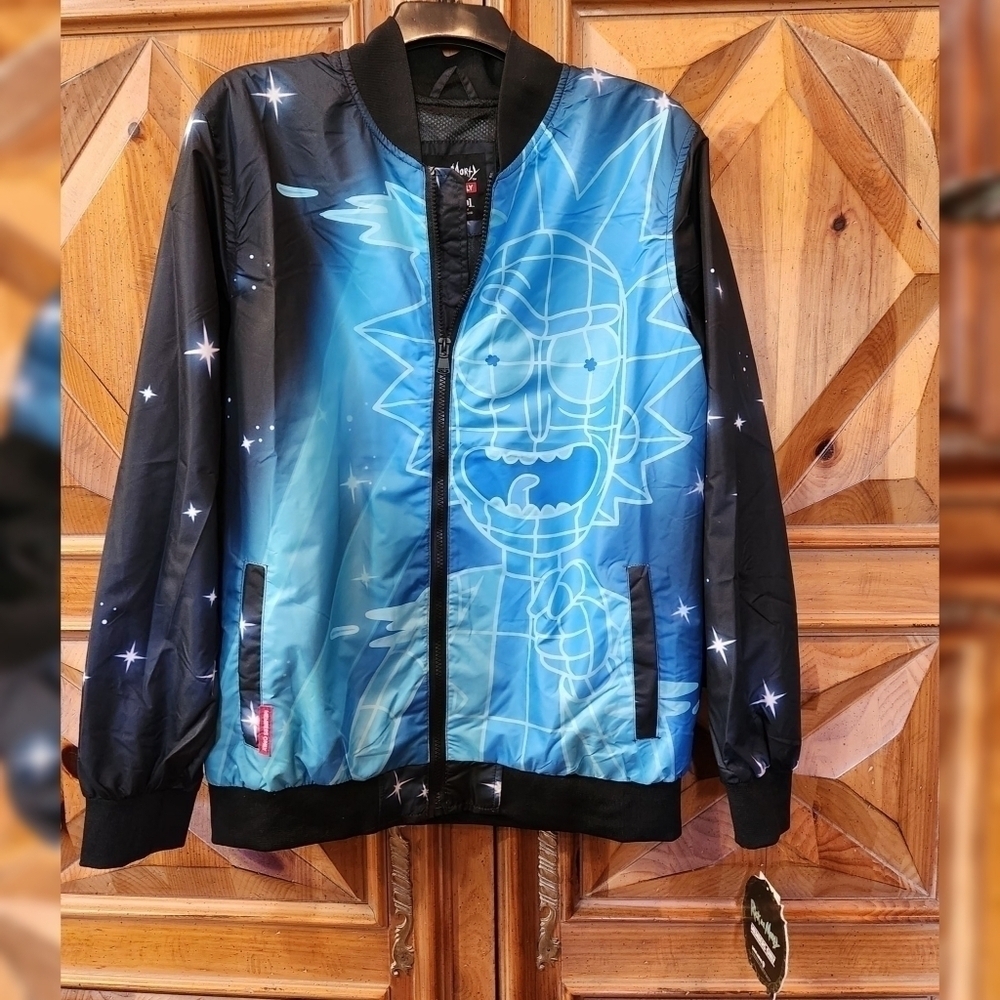 Rick And Morty Graphic Bomber Jacket